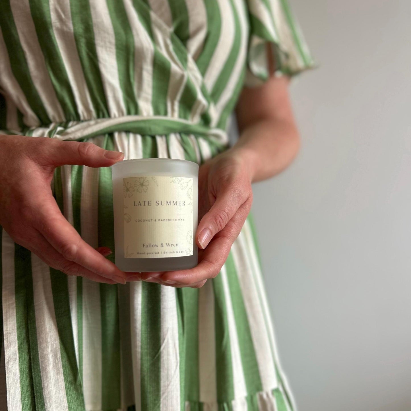 Elderflower and Honeysuckle Scented Candle