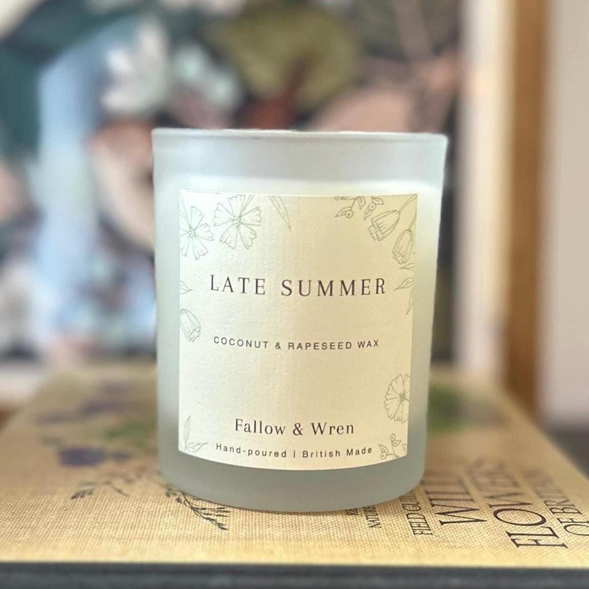 Jasmine and Vanilla Scented Candle