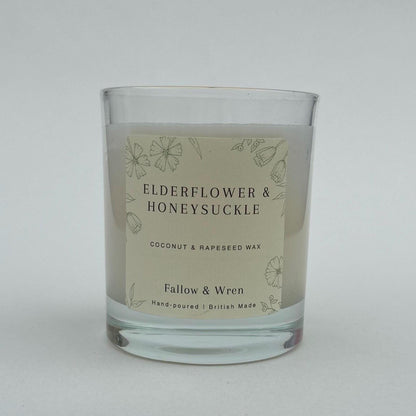 Elderflower and Honeysuckle Scented Candle